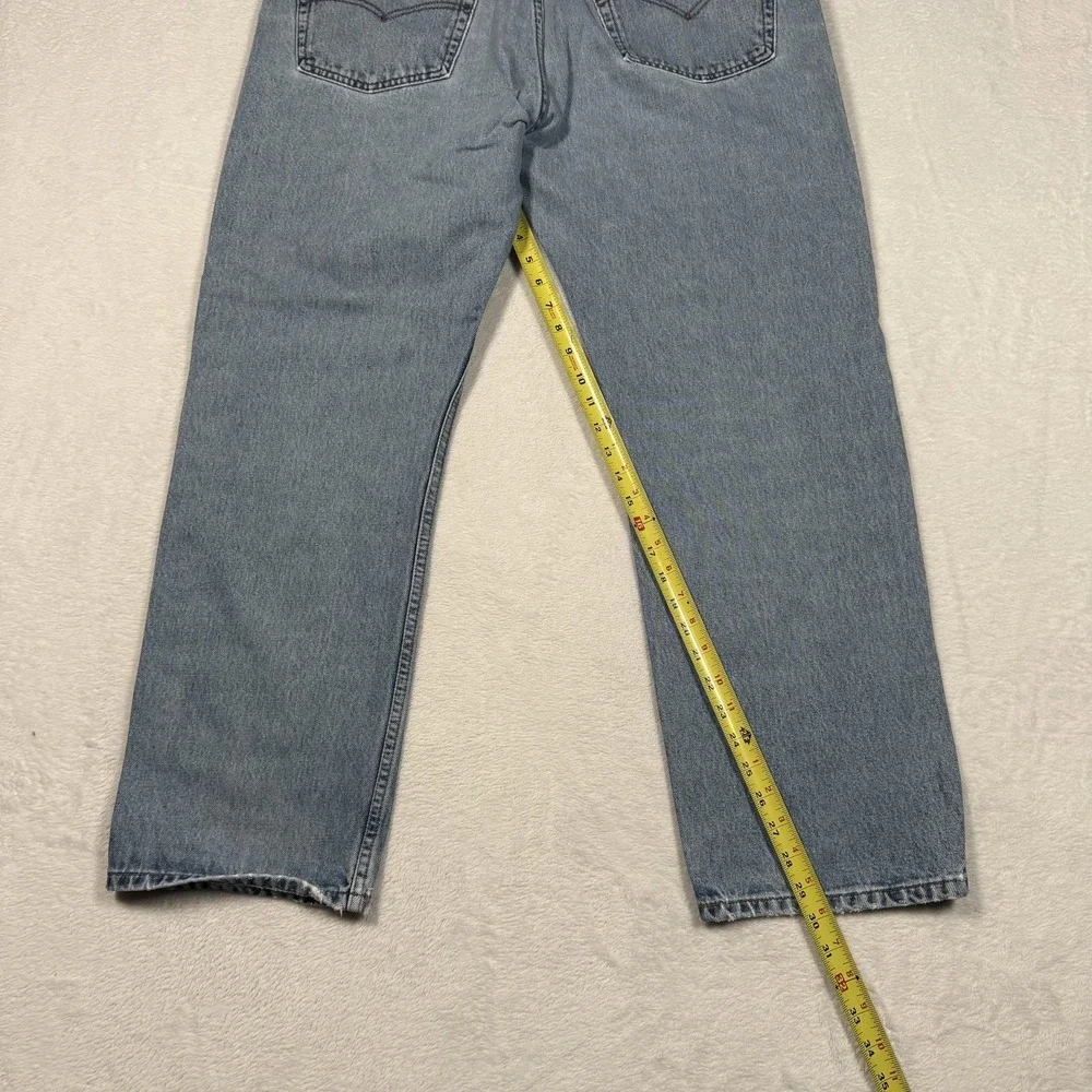 Levis 505 Jeans Mens 40x30 Blue Regular Fit Medium Wash Denim Vintage‎ 98 USA